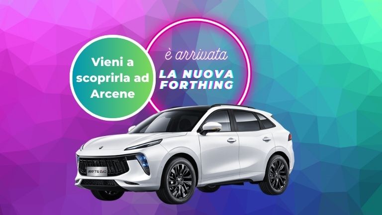 Vieni a scoprire la nuova Forthing ad Arcene da Reduzzi Motor